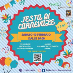 10 Febbraio - FESTA DI CARNEVALE