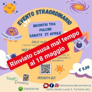 18 Maggio - EVENTO STRAORDINARIO - Incontri tra pulcini "II PARTE"