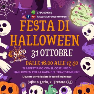 31 ottobre - FESTA DI HALLOWEEN