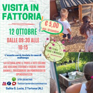 12 Ottobre - VISITA IN FATTORIA