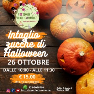 26 ottobre - INTAGLIO ZUCCHE DI HALLOWEEN