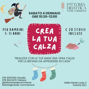 4 gennaio - CREA LA TUA CALZA