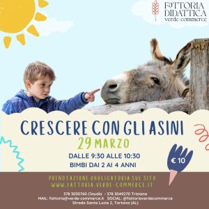 29 marzo - CRESCERE CON GLI ASINI
