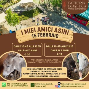 15 febbraio - I MIEI AMICI ASINI
