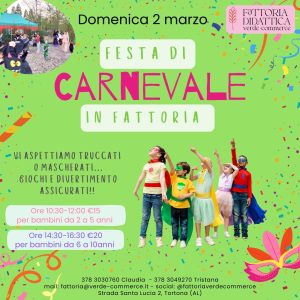 2 marzo - FESTA DI CARNEVALE
