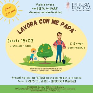 15 marzo - LAVORA CON ME PAPA'