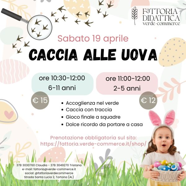 19 aprile - CACCIA ALLE UOVA DI PASQUA