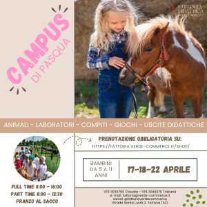 CAMPUS DI PASQUA ★ 17-18-22 Aprile
