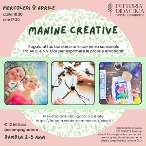 9 aprile - MANINE CREATIVE
