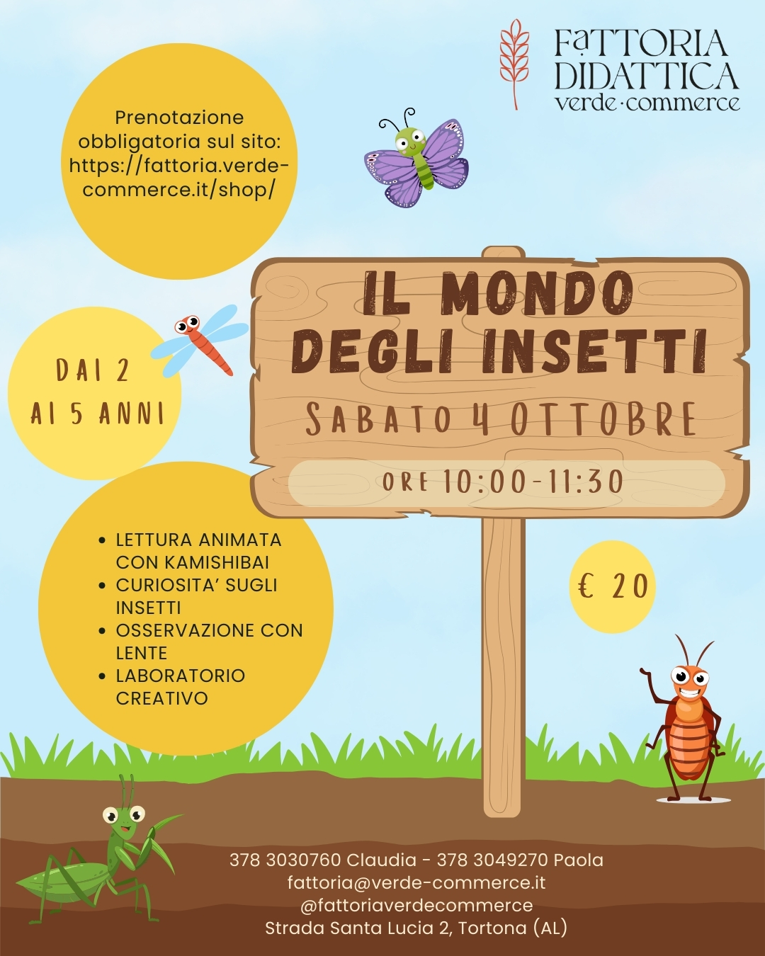 4 ottobre - IL MONDO DEGLI INSETTI