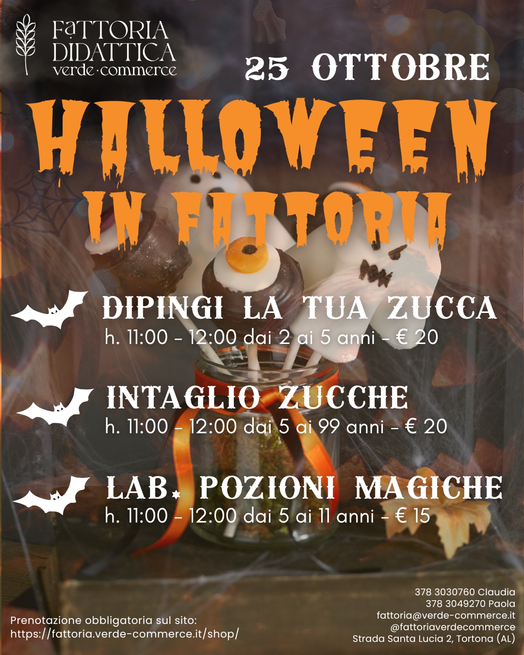 25 ottobre - HALLOWEEN IN FATTORIA...