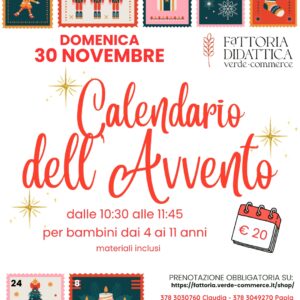 30 novembre - CALENDARIO DELL'AVVENTO