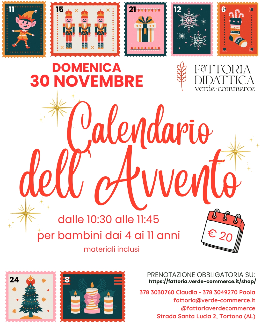 30 novembre - CALENDARIO DELL'AVVENTO