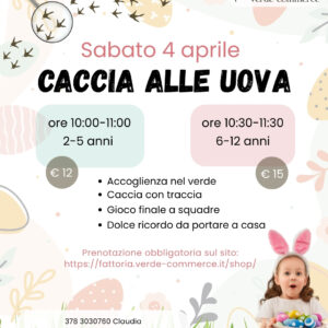 4 aprile - CACCIA ALLE UOVA DI PASQUA