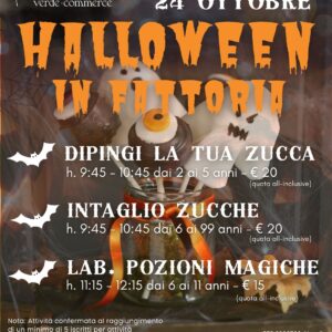 24 ottobre - HALLOWEEN IN FATTORIA...