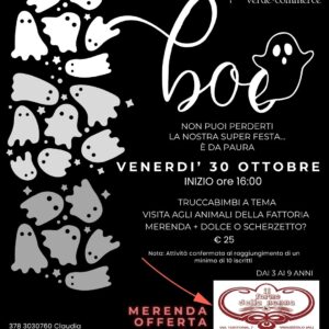 30 ottobre - FESTA DI HALLOWEEN